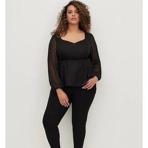 Black torrid blouse